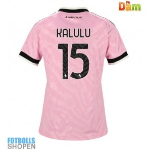 Billiga Juventus Pierre Kalulu #15 Bortatröja Dam 2026-27 Kortärmad